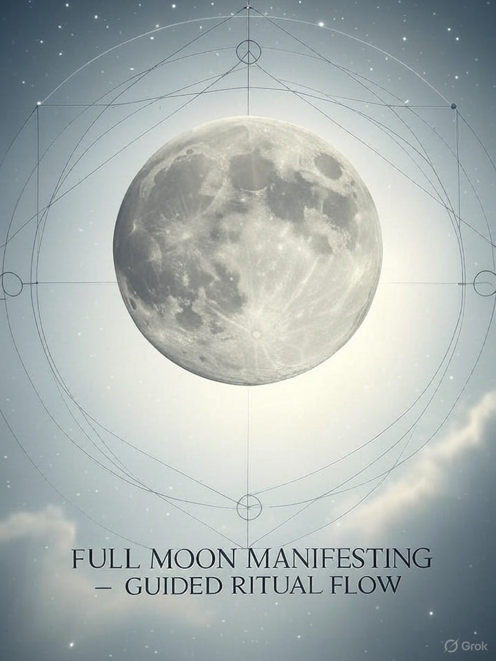 FULL MOON MANIFESTING – GUIDED RITUAL FLOW (MP3 RECORDING)