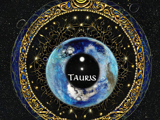Full moon partial lunar eclipse in Taurus by Mystical Oaks